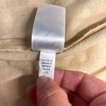 Old Navy Imperfect NWT Linen blend mini skirt white polka dot tan skirt large  Photo 10