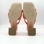 Marc Fisher Women's  Sqaure Toe Slip-on Dress Orange Sandals 8.5 Photo 8