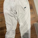 Nike  White Joggers Photo 0