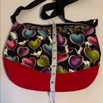 CAT A TUDE MULTI COLOR AND VIBRANT RED FABRIC POCKETBOOK BLACK WITH WHITE CATS Photo 10