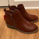 Jeossy Women's 905 Ankle Boots, Classic Low Heeled Short Booties Brown Size 8 Photo 3