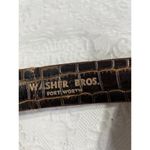 Vintage Washer Bros Alligator Brown Belt 38 Photo 6