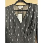 Band of Gypsies NWT Evette Black Shimmer Mini Dress Womens Medium Photo 4