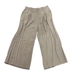 Rachel Roy  Women's Wide-Leg Pants Brown M Flowy Casual Pleated Photo 1