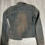 Jennifer Lopez JLO by  Denim Jacket Woman’s Medium Distressed Y2K Photo 1