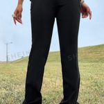 SheIn EZwear Y2k Flap Pocket Side Boot-Cut Leg Pants Photo 1