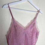 Victoria's Secret Pink Glitter Sparkle Tank Top Lace Pajama Size Small Photo 1