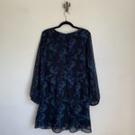 Hutch  x Anthropologie Light of the Moon Blue Floral Ruched Mini Dress Photo 1