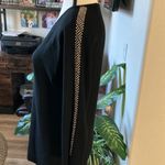 Calvin Klein black lightweight sweater with gold and silver studs NWOT 207 Photo 1