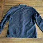 Ralph Lauren Lauren  Active Full Zip Jacket Black with Green Trim Size Large Photo 9