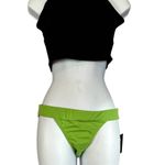Norma Kamali  Green Cheeky Bikini Bottom MEDIUM Quiet Luxury Minimalist $60 NEW Photo 2