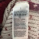Old Navy  L red snowflake fair isle button down cardigan Photo 3