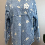 Disney Parks Light Blue Denim and Bleach Spot Spirit Jersey Photo 0