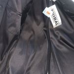 NWT Tribal Sportswear black open back soft long sleeve button down blouse Size 10 Photo 9