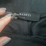 ALLSAINTS NWOT All Saints Terro Paneled Black Leggings with Zippers, Elastic Waist Photo 7