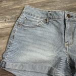 Jessica Simpson  railroad stripe rolled cuff shorts Photo 3