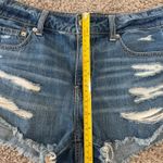 American Eagle Outfitters‎ Women’s Mid Rise Denim Blue Jean Shorts Size 4 Photo 4