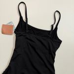 Shade & Shore Swimsuit One Piece Smoothing Scoop Neck Shirred Unlined Black Photo 7