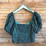 Band of Gypsies  Santo Domingo Floral Crop Top Size Medium NWT Photo 1