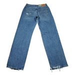 Levi's READ 94 Baggy Y2K Loose Straight Leg Ripped Blue Jeans Women's Size 28x33 Photo 3
