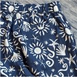 C&C California Wide Leg Blue and White Floral Pants Photo 9