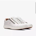 Clarks  Nalle Lace white leather sneaker  Photo 1