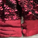 Sunday in Brooklyn Anthropologie Sequined Halter Top, deep red, Size Small NWT Photo 9