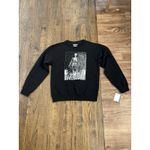 Skeleton Space Time Graphic Sweatshirt GOLDEN HOUR Size Small Black‎ Black Photo 1