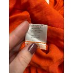 Meshki  Orange Skyla Playsuit Romper NWT Off Shoulder V-Neck‎ Tasseled Size M Photo 12