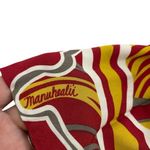 Manuheali'i Hawaiian Cold Shoulder Abstract Swing Dress Red Yellow size XL Photo 1