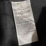 Banana Republic  Womens Henley T Shirt Top Oversized Short Sleeve Black Small Photo 8