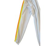Aviator Nation  White Striped Multicolor Joggers Sweatpants Size XS Photo 4