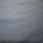 Gottex X by  | Navy Blue Long Sleeve Sheer Textured Quarter Zip Pullover, L Photo 3