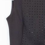 Karl Lagerfeld Black Embellished Sleeveless Midi Sheath Dress Size 4 Photo 2