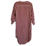 ZARA WOMAN Candy Cane Stripe Mix Stripe Wrap Tunic Top - XS Photo 3