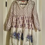 Oliphant Balloon Sleeve Short Dress in Portofino Aqua. New with tags. White Size XXS Photo 1