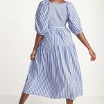 Old Navy Waist-Defined Striped Tie-Belt Midi Wrap Dress NEW Plus Size 4X Photo 1