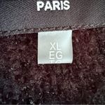 Karl Lagerfeld  Paris‎ Black Metallic Split Neck Lured Knit Holiday Sweater XL Photo 5