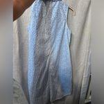 Joie  Dress Floral Cotton Shift Dress Blue White Sleeveless Midi Size Small NWOT Photo 8