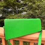 Michael Kors Freya Green Pebbled Leather Satchel Tote Crossbody Bag NWT Photo 5