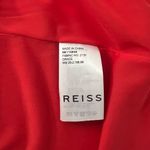 Reiss  Grace pink salmon watermelon colored long sleeve true wrap dress Photo 10