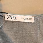 ZARA NWT!  Metallic Ribbed Mini Dress Photo 5