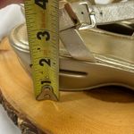 Cole Haan Cole Haan Nike Air Sole Women's Gold Metallic Strappy Sandals Size 7.5 Photo 10