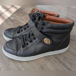 Coach Black and Brown High-Top Sneakers Sz 6 Photo 2
