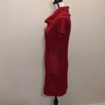 Pink Rose NWT  red cowl neck cable knit short sleeve sweater dress Photo 2