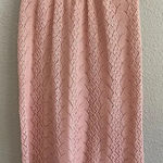 Vintage Knit Vivanti‎ crochet cotton skirt Size Small Pink Photo 0
