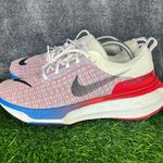 Nike  ZoomX Invincible Run Flyknit Running Shoes White Red Blue Men Size 9 Photo 0