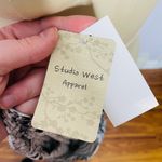 Studio West Apparel Fleur de Lis Faux Wrap Dress M Photo 8