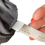 Free People  Beach Women’s M Long Sleeve Ruched‎ Top Black Textured Crepe Cinched Photo 7