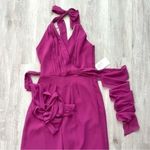 Pink Halter Romper Jumpsuit S Purple Photo 1